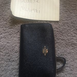 Brand new without tags Coach wristlet/credit card holder